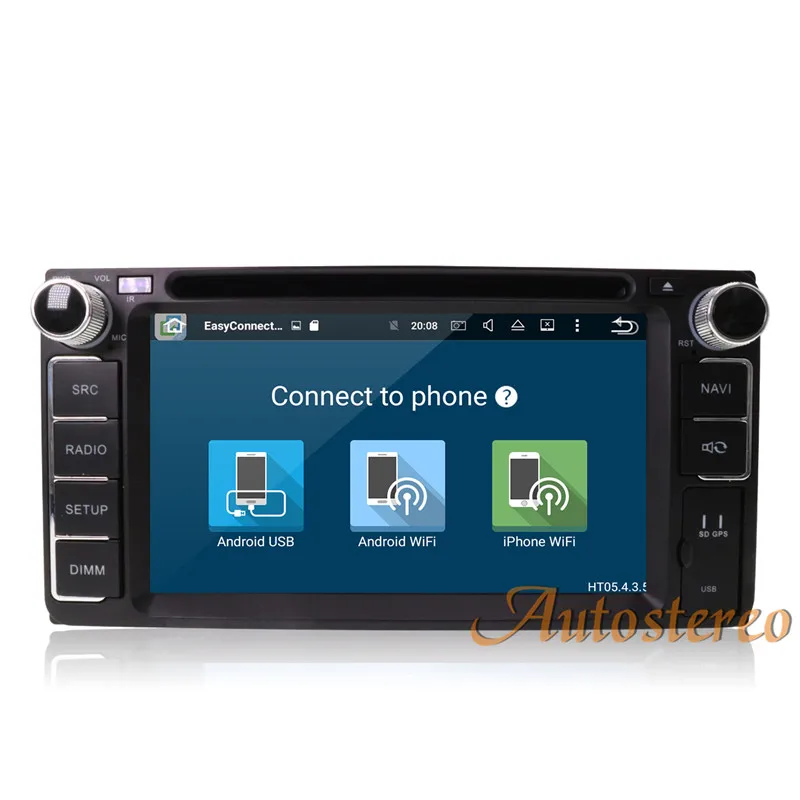 Perfect Pure Android8 8 core Android7 Car DVD Player GPS Navigation Multimedia For Toyota Most of 2DIN 200*100 Radio Stereo Auto Unit 11