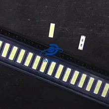7020 светодиодный 6v 100pcs подсветка 0,5 W 55LM холодный белый lcd подсветка для ТВ применение smd 7020 диод