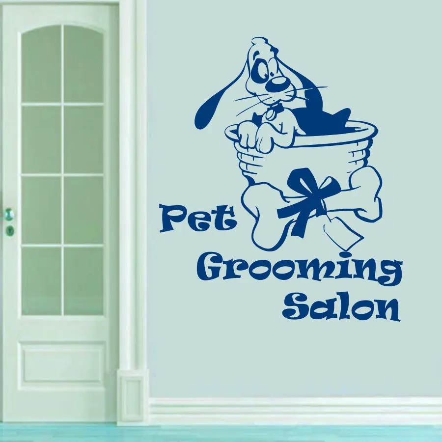 Wall Decals Domestic Animals Pet Grooming Salon Pets Dog Dogs Home