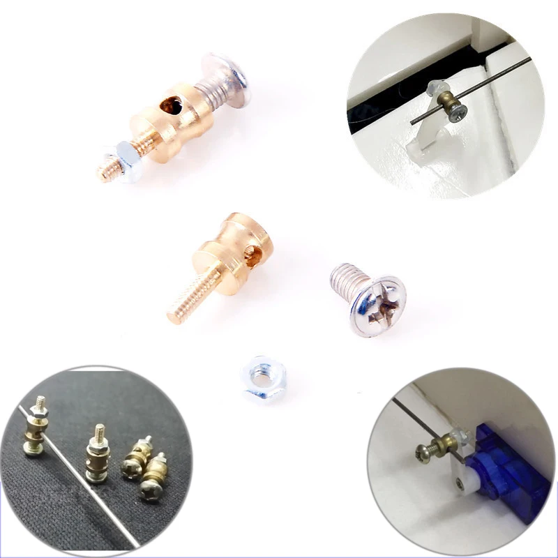 

1000pcs/lot Pushrod Connectors Linkage Stoppers D1.5MM RC Model airPlane Parts Replacement Remote Control Toy
