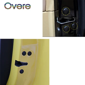 

Overe 12Pcs Car Door Lock Screw Protector Stickers Cover For Mercedes W205 W203 Volvo XC90 S60 XC60 S80 V40 Alfa Romeo 159 156