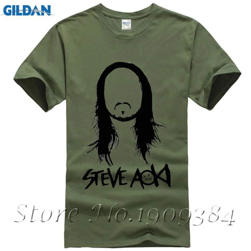 Бесплатная доставка Street Европа Мода STEVE AOKI Милая футболка версия белый Steve Aoki Топ