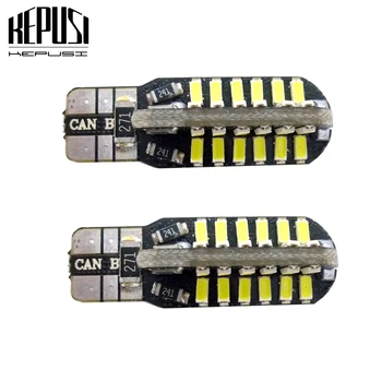 

2 PCS T10 led canbus W5W T10 48smd 3014 led Canbus NO ERROR Car Auto Bulbs Light Parking Lamp light Reverse Lights white warm
