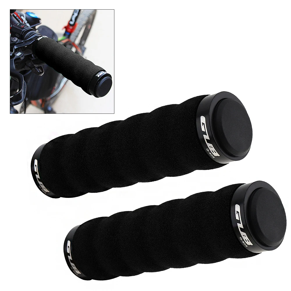 

GUB G-505 Lockable Cycling Bicycle Handle bar Grips with Cover and Sponge Surface For MTB Handlebar