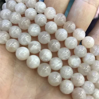 

Natural Stone Beads Orange Moonstone Beads Pink Round Loose Sunstone 6/ 8/10mm Gemstone For Jewelry Making Necklace Bracelet
