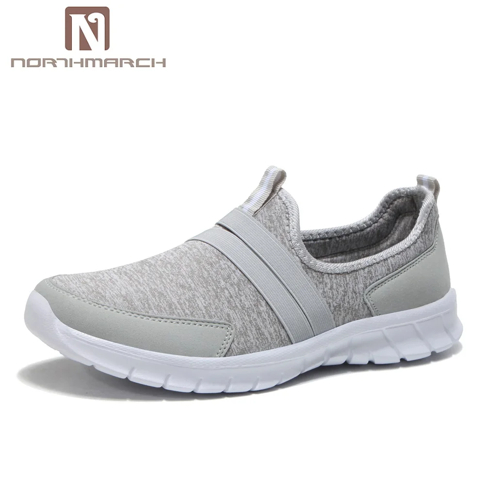 

NORTHMARCH Women Sneakers Patchwork casual shoes Woman Flats Slip on ladies shoes Black Gray Blue Plus Size chaussures femme