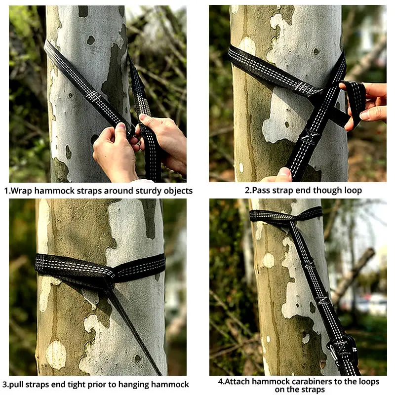 Outdoor Hammock Strap Hammock Belt Rope 