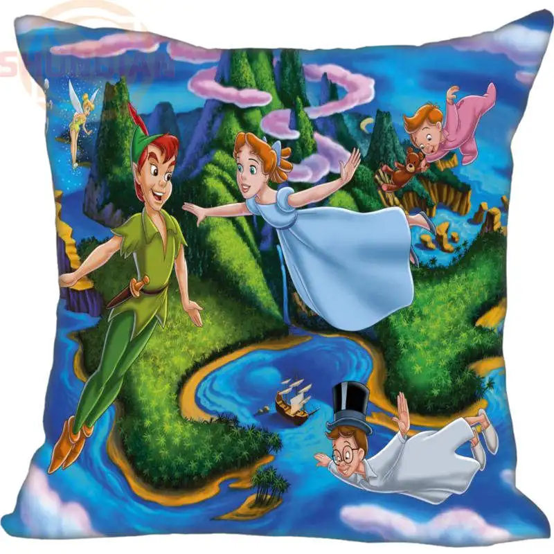 

LU Fashion boutique Custom Peter Pan Square Pillowcases zipper 20x20cm 35x35cm 40x40cm