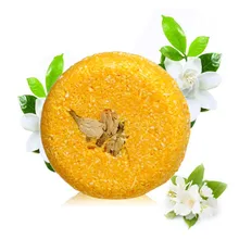 Горячее домашнее мыло ручной работы Ароматный жасмин Блестящий гладкий шампунь для волос мыло 4 стиля ремонт волос глубокое питание шампунь для волос мыло