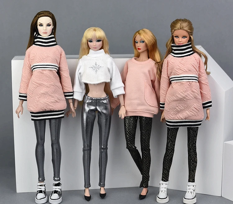 1 шт. 1/6 модная кукольная одежда золотые серебряные леггинсы для куклы Барби 30 см 1/6 аксессуары для куклы штаны для Барби