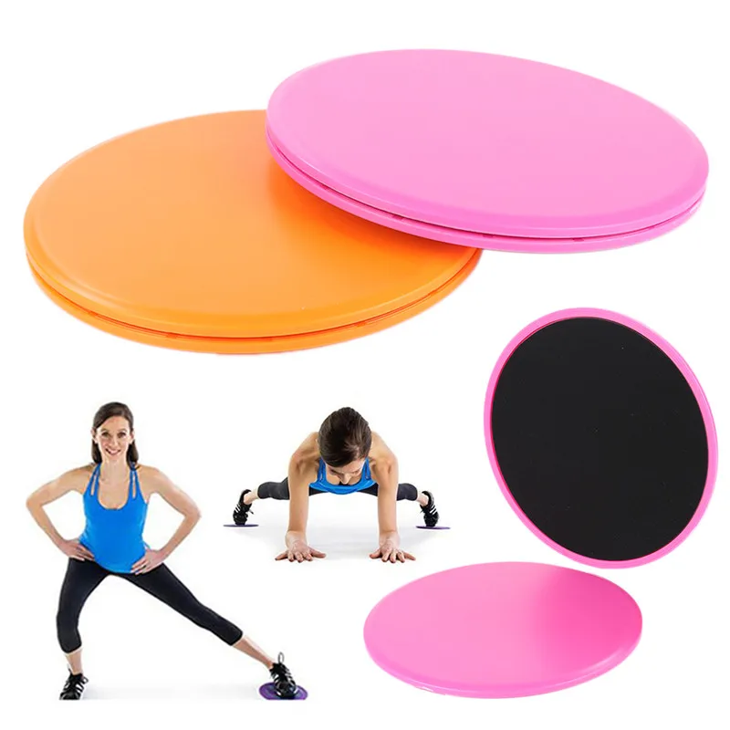 Fitness Gliders Slide Discs Core Ab Round Triangle Disc Workout Gym