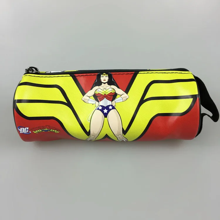 DC Комикса Marvel супергероя кошельки Мультфильм Аниме Бэтмен Супермен вспышки Wonder Woman клоун Jokers карандашом монет сумка кошелек - Цвет: Коричневый