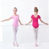 Girls Cotton Ballet Leotards Short Sleeve Black Ballet Clothes Dancewear Kids Spandex Gymnastics Leotards ► Photo 3/6