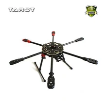 Weyland Tarot 680PRO, ARAHAN TUNJUK Serat Karbon Murni Rak 680 Lipat 6 axis Hexacopter Drone RC Bingkai Pesawat dengan Landing Skid Aksesoris TL68P00