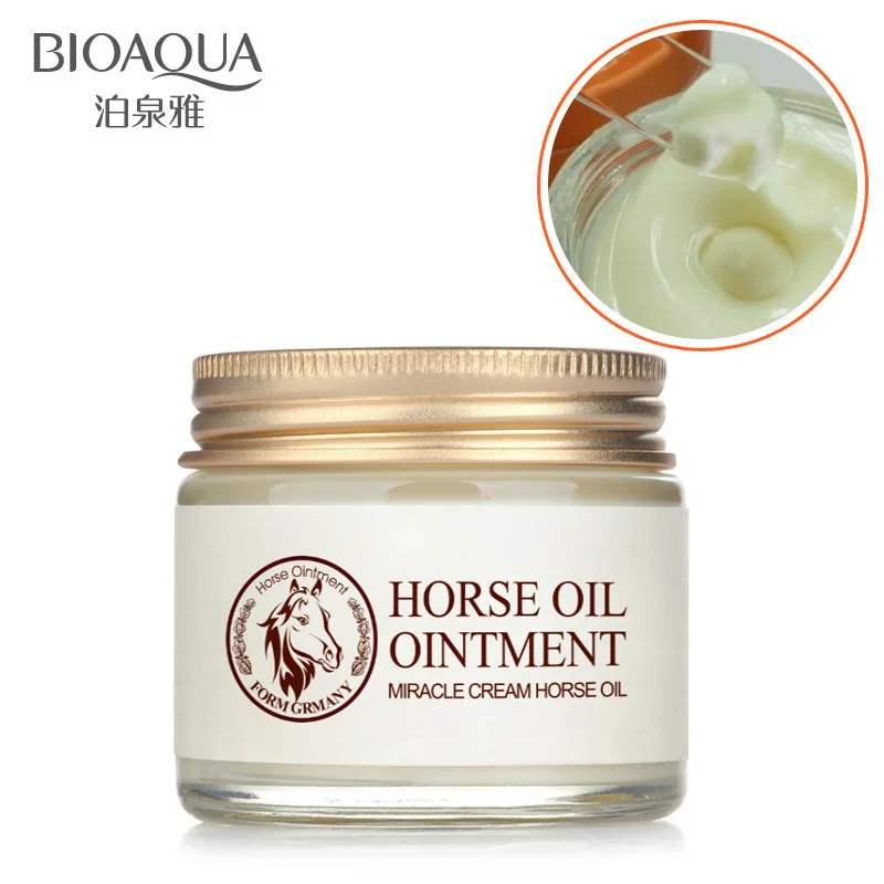 Крем BIOAQUA Horse Oil против старения для лица отбеливающий кожу уход за кожей морщин