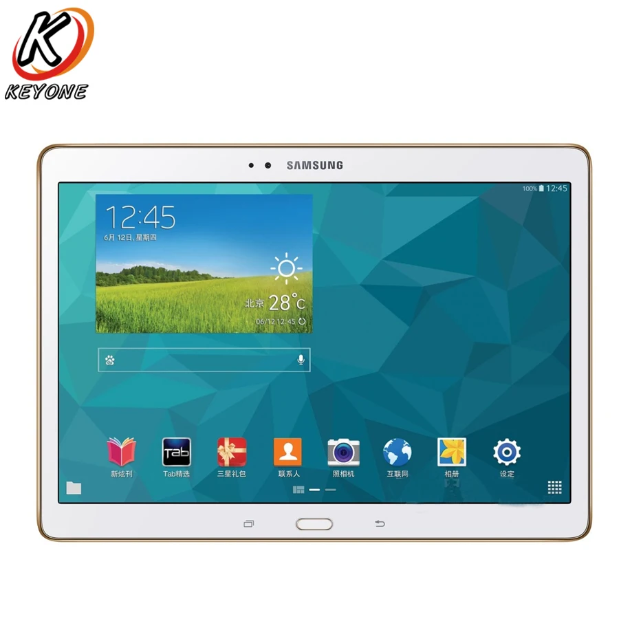 Оригинальный Новый samsung GALAXY Tab S T805 4G + wifi планшетный ПК 10 5 дюймов 3 ГБ ОЗУ 16 Гб ПЗУ 7900