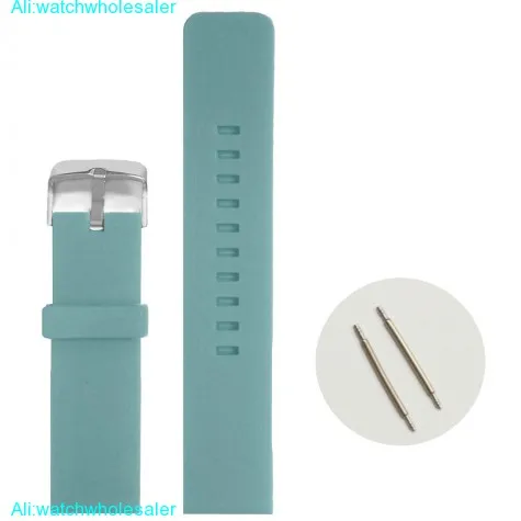 22mm Power Blue Color Silicone Jelly Rubber Unisex Watch Band Straps WB1081E22JB