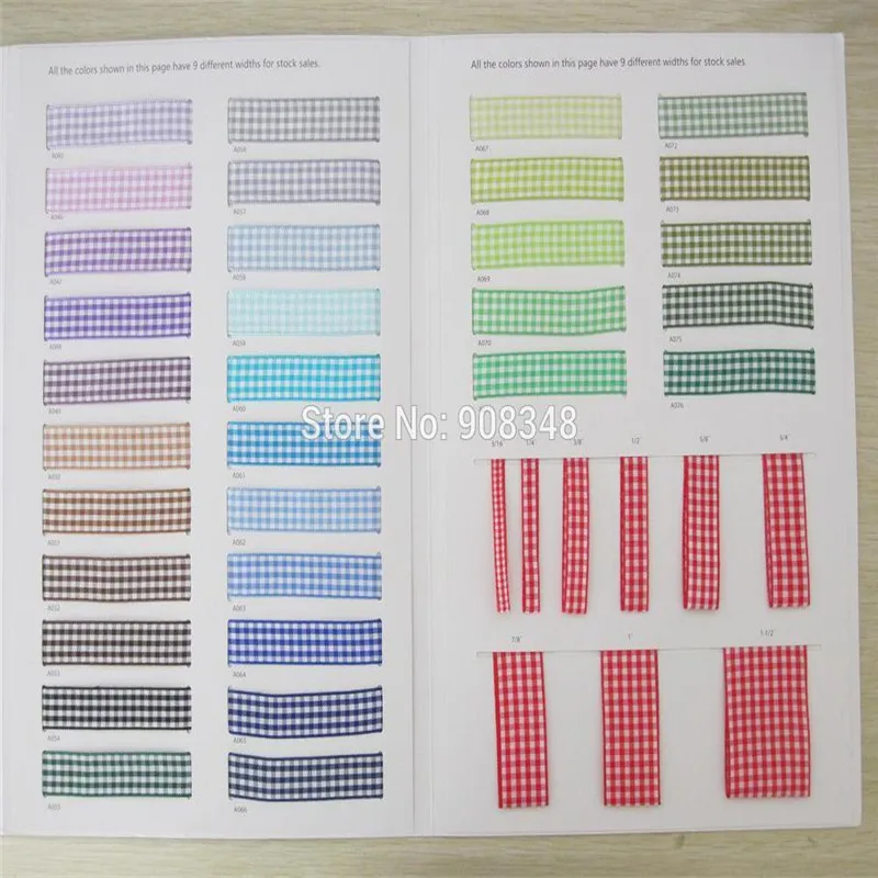 

Pick Size 5 6 9 16 22 25 38 mm Width 100% polyester Plaid Ribbons scottish Gift hair bows Tartan Gingham Ribbon Accessory PR01