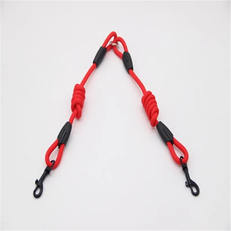Зеленый Double Dog Leash Heavy Duty Dual Dog Leash 360 Swivel No Tangle Soft Handle Walking& Training Leash for Two Dogs Dropshipping - Цвет: Зеленый