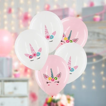 

12inch Unicorn Party Decoration Latex Balloon Kids Cartoon Animal Balloons Children's Birthday Balloons Air Figures Party Supply