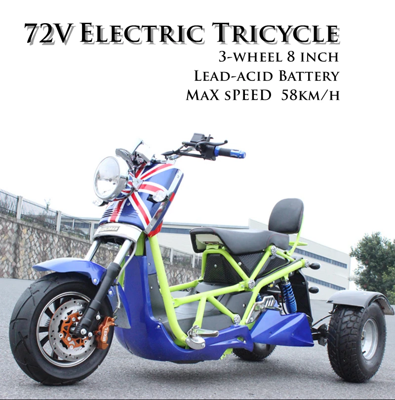 Flash Deal Motorcycles Electric Scooter 3 Wheel Tricycle Citycoco Popular Cool 72V 1000W High-powered for Adults Cycling The Handicapped 1 Flash Deal Motorcycles Electric Scooter 3 Wheel Tricycle Citycoco Popular Cool 72V 1000W High-powered for Adults Cycling The Handicapped 1
