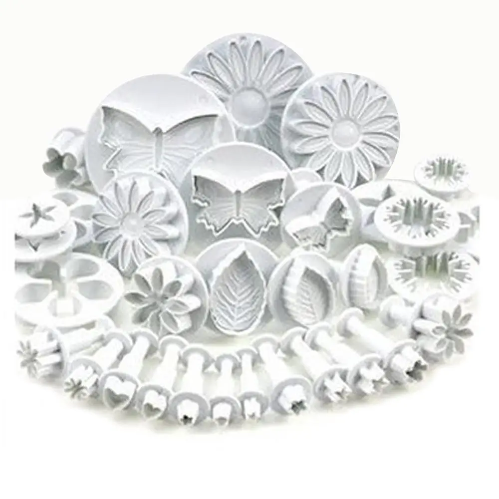 

33pcs/ set Sugarcraft Cake Decorating Tools Fondant Plunger Cutters Tools Cookie Biscuit Cake Mold Flower Set Baking Accessories