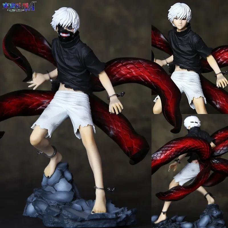 

22.5 cm Anime Figure Tokyo Ghoul KEN KANEKI Figure Toys Head Changeable Model Decoration Action Figure Toys