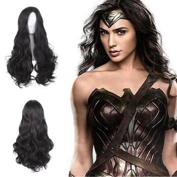 

High quality Wondear woman Cosplay costume Accessories Wig High temperature fiber Halloween fancy ball party Wigs hair purim