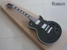 

Custom Shop,Chibson LP Custom electric Guitar Customization, white edged headstock black Vivid light body high quality nice tone