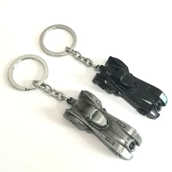 

New Design Movie Surrounding Jewelry Bat-man Superman Keychain Bat-man Chariot Stereo Keychain Can Movie 12pcs/lot
