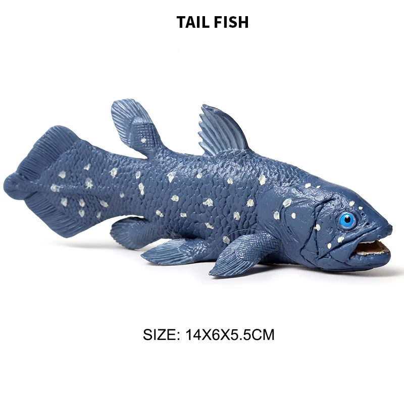 

Ancient Prehistoric Marine Life Speartail Model Toy Solid Simulation of Marine Animal Model 14*6*5.5CM