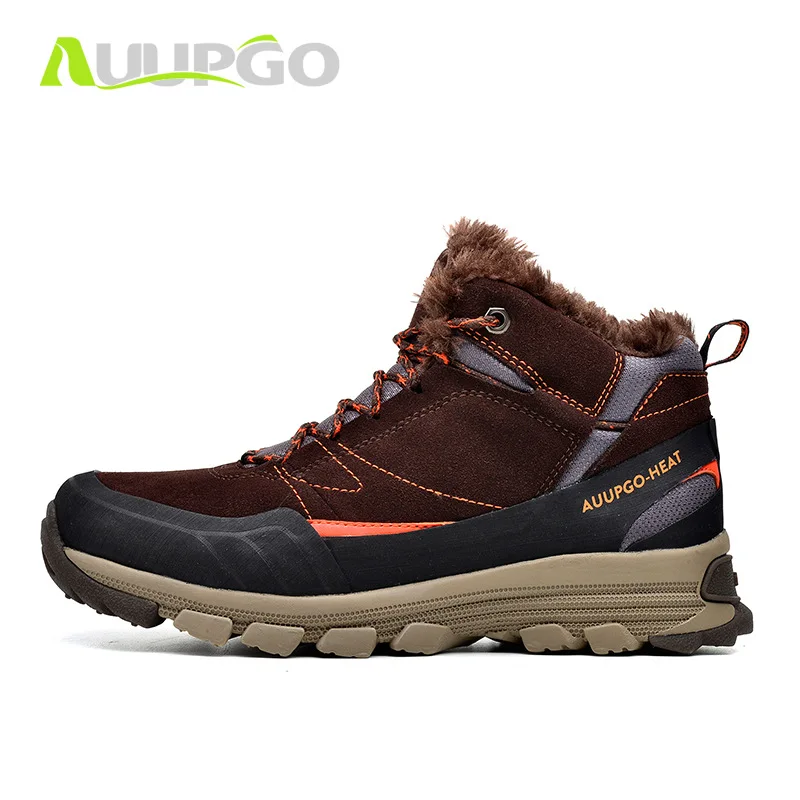 Waterproof Hiking Shoes For Men Winter Outdoor Sports Sneakers Hiking Boots Breathable Thermal Fleece Snow Boot For Men Waterproof Hiking Shoes For Men Winter Outdoor Sports Sneakers Hiking Boots Breathable Thermal Fleece Snow Boot For Men