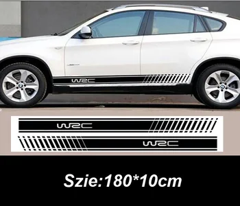 

2pcs Lastest design WRC car side body sticker for BMW AMG VW Audi Ford Chevrolet Buick Ma Zida Jaguar Kia Mitsubishi Subaru
