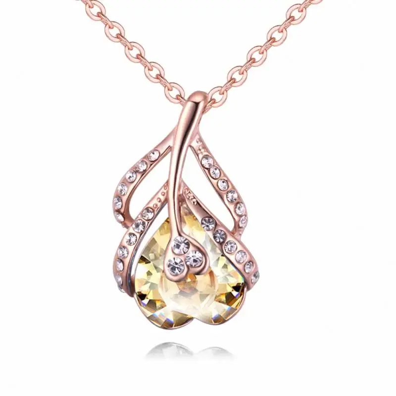 TRACYSWING 5 цветов s настоящий розовый золотой цвет Австрийские кристаллы свитер