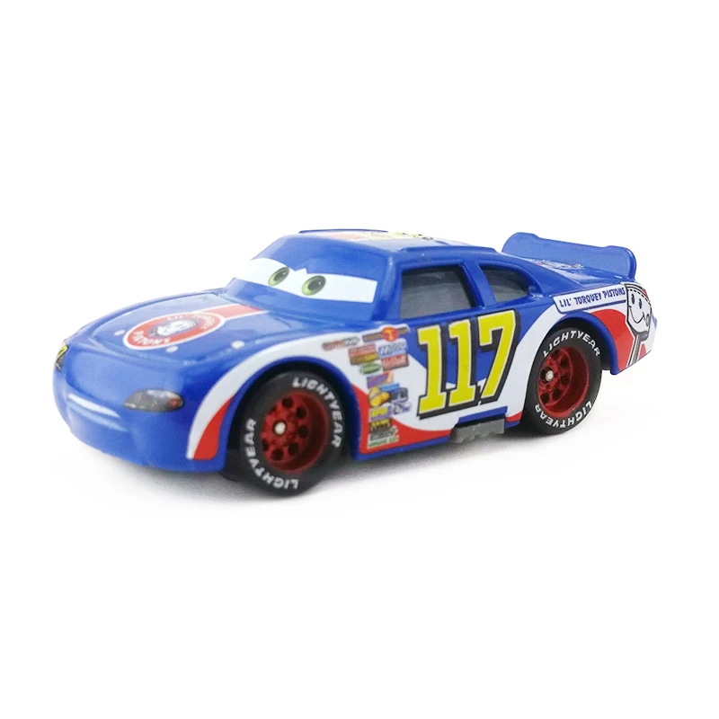 Disney Pixar Cars No.117 Torquey игрушечный автомобиль литой металл 1:55 свободный совершенно