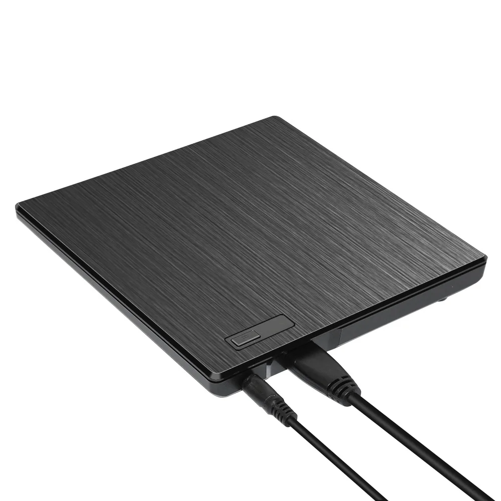  USB 3.0 9.5mm SATA Interface CD DVD RW Burner ROM Drive External Case Enclosure For Laptop Notebook