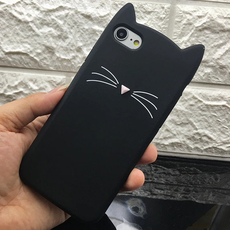 Shockproof Anti-Knock 3D Cat Dog Unicorn Silicone Cases for iPhone 7 Luxury TPU Case for iPhone 7 Plus Case Original Protective (20)