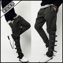 Мужские брюки, Тонкие штаны-шаровары, индивидуальные обтягивающие штаны, новая мода, повседневный стиль, парикмахер, ночной клуб, певец, сценические костюмы