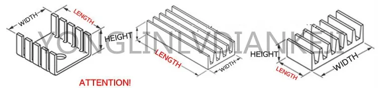 2 шт. 100x41x8 мм алюминиевый радиатор памяти для компьютера светодиодный усилитель IC транзисторы