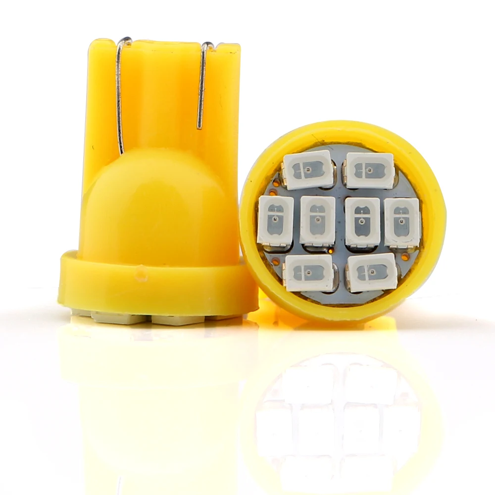 YM E яркий 500 шт. T10 Led 194 168 1206 8 SMD 12V 24V Автомобильный светильник ing авто лампы