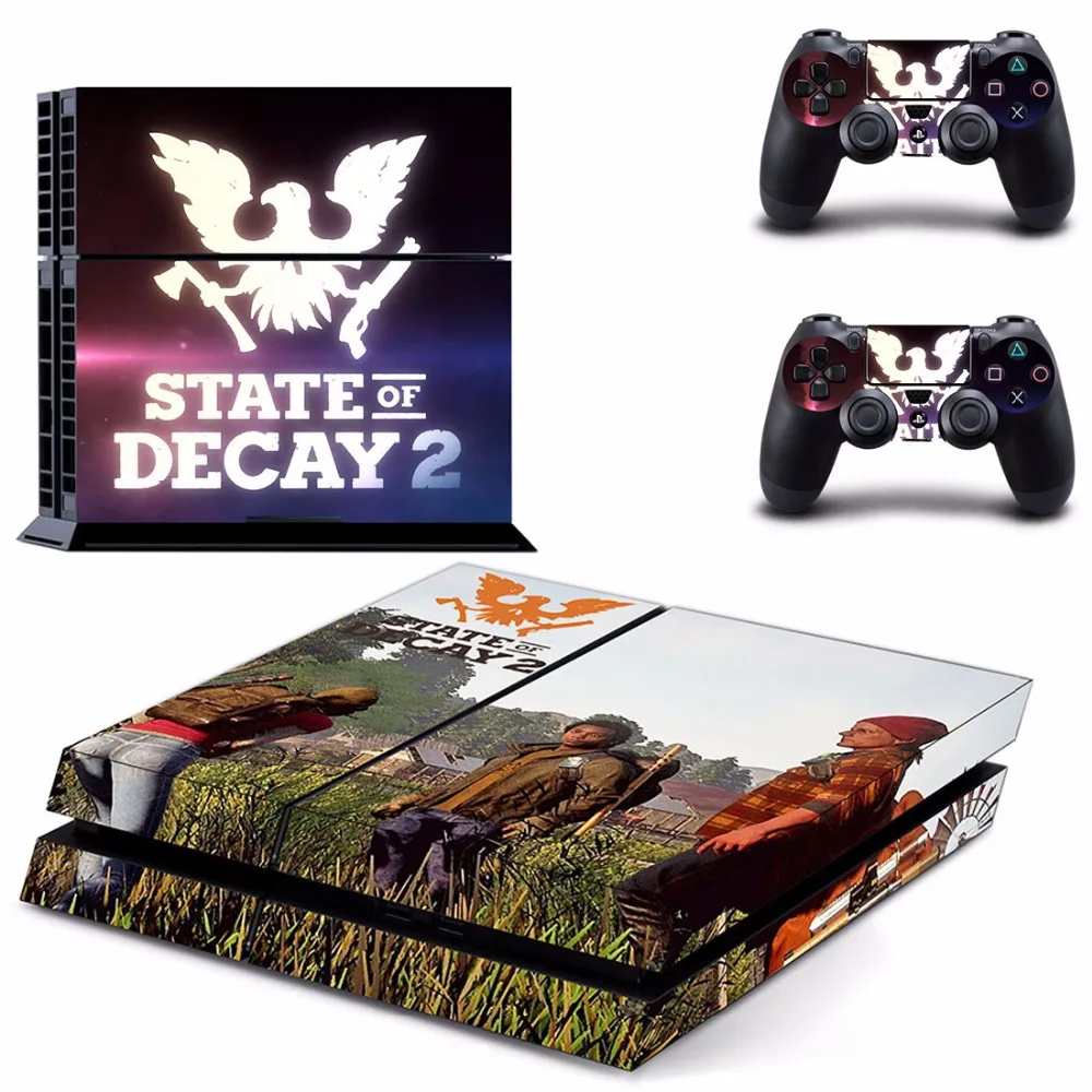 Game State Of Decent 2 Ps4 Skin Sticker Decal Per Sony Playstation 4 Console E 2 Controller Ps4 Skin Sticker Vinyl