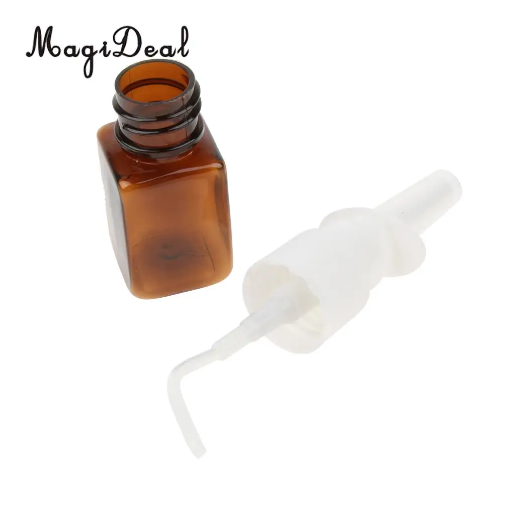 20pcs Square Plastic Empty Refillable Nasal Spray Bottles for Travel Party School Outdoor Trip  10ml