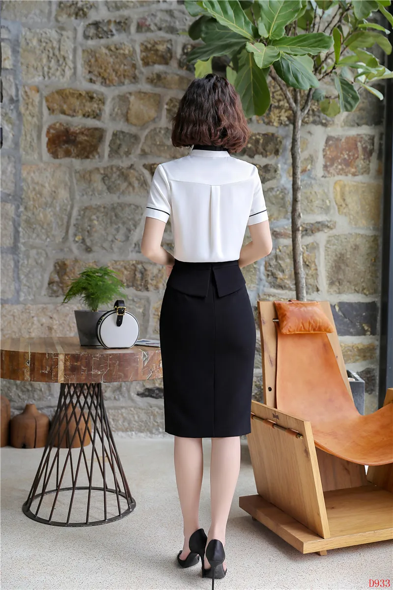 Модные Формальные женские юбки тонкая Офисная Женская черная юбка с длиной до колена женская одежда OL 2019 новый стиль