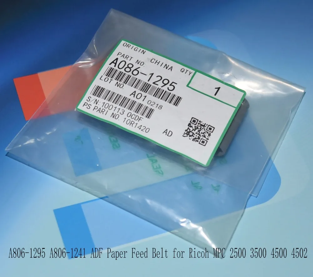 A806-1295 A806-1241 ADF Paper Feed Belt for Ricoh MPC 2500 3500 4500 4502