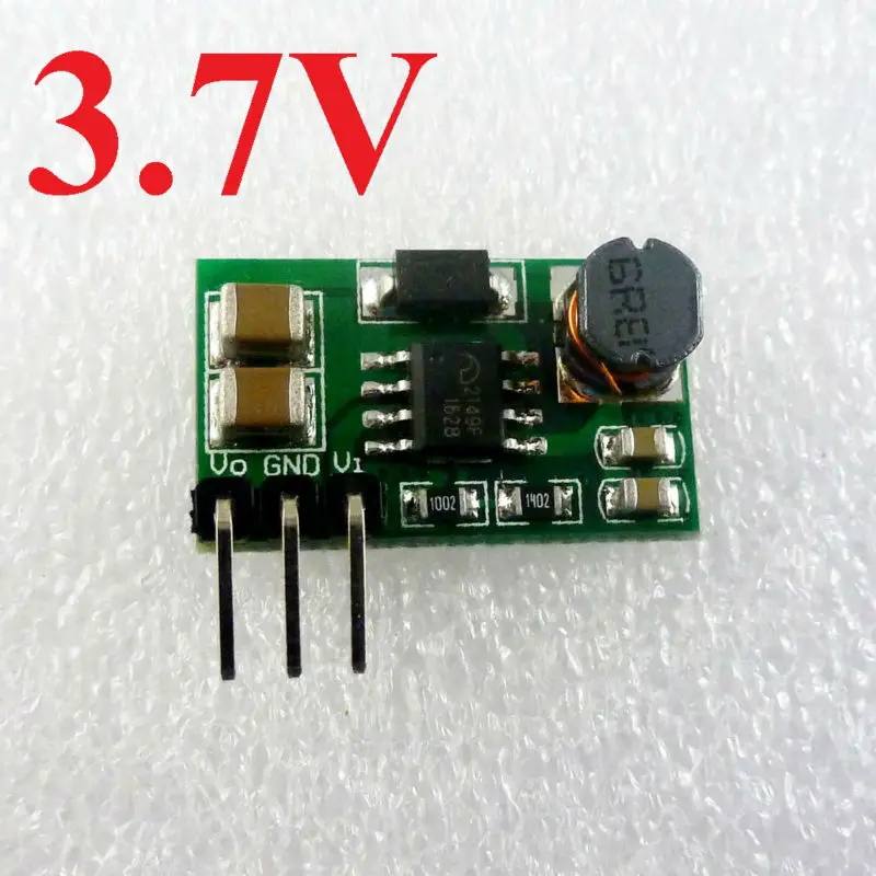 18650 배터리용 스텝 업 부스트 모듈, DD0606SA_3V7 입력, 1-3.7V 출력..