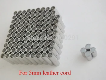 

Free Shipping! 100 Pieces Round Nickle Tone Magnetic Clasp For 5mm Leather Cord MN-3670
