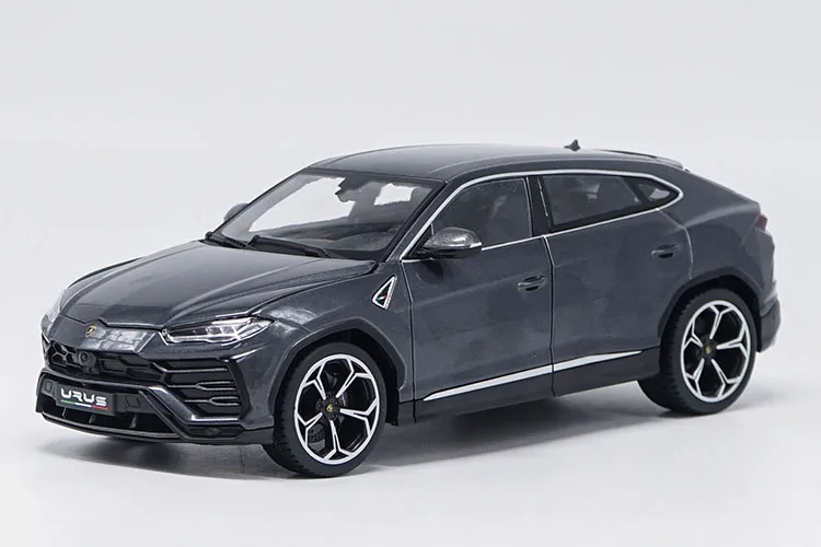 Bburago 1:18 URUS City SUV литая модель автомобиля коллекция игрушек для детей подарки на день рождения игрушки оригинальная коробка - Цвет: Серый