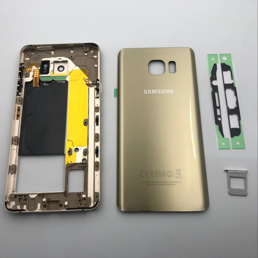 Чехол накладка для Samsung Galaxy Note 5 N920 N9200 с двумя картами|Корпусы и рамки мобильных