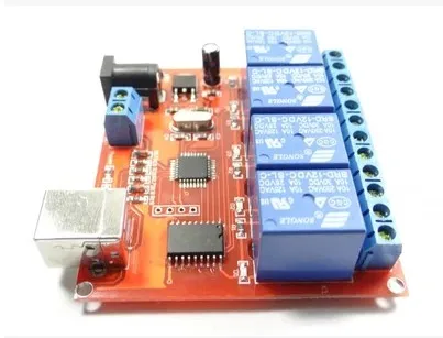 

The new road 12 v 4 computer USB control switch from relay module