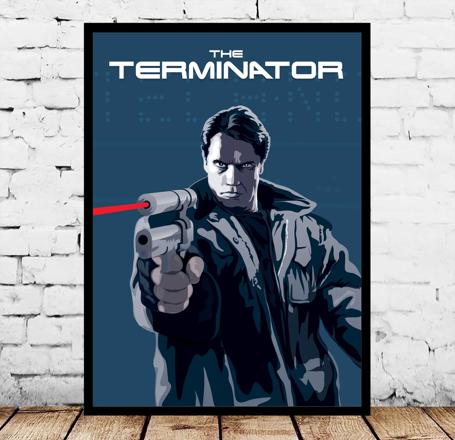 

The Terminator Arnold Schwarzenegger Movie Posters Silk Art Painting Wall Art No Frame